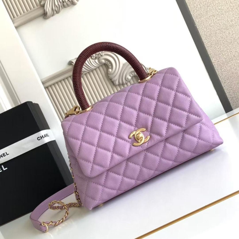 Ch**el top handle bags